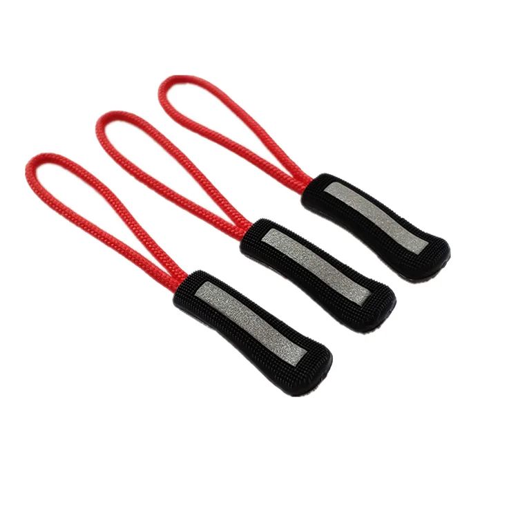 Wholesale Custom Logo Zipper Slider And Puller Bag Zipper Puller Rubber Zipper Pulls For Garment