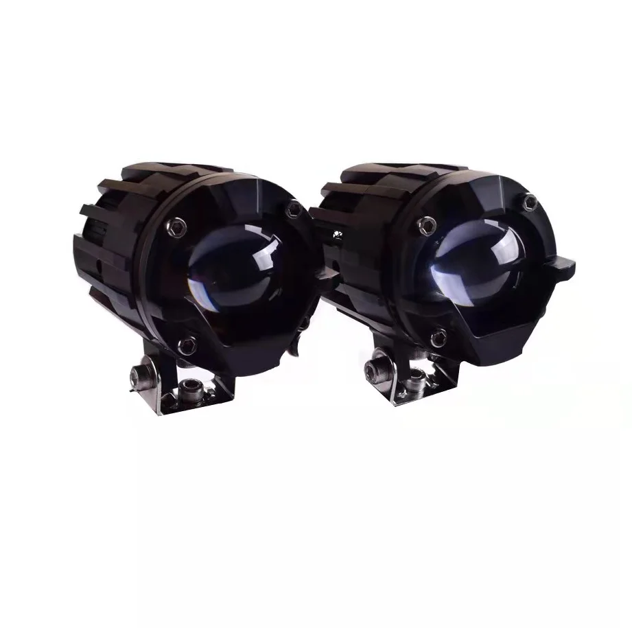 Owl Design M5 MINI Dual Color Waterproof Motorcycle led Headlights for Motorbike led Driving Spotlight Fog Work Light