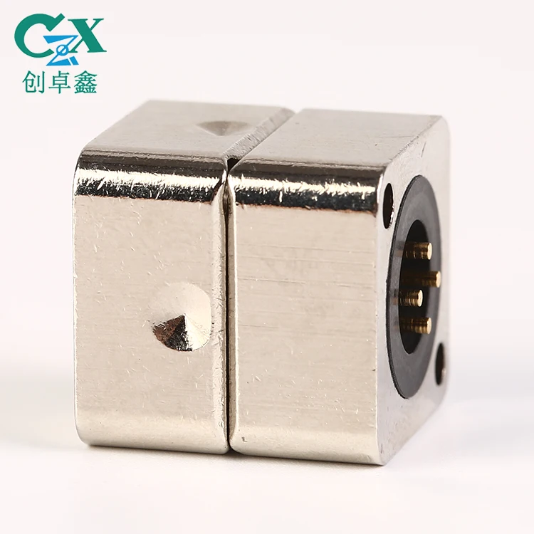 Квадратный магнитный разъем 5pin 12v для подключения источника