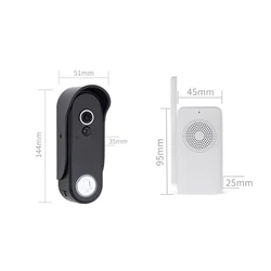 Low Power Multi Apartment Long Distance Wireless Video Door Phone Intercom System Video Doorbell With Gateway And Monitor