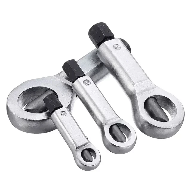 Damaged Rusty Nut Splitter Spanner Cracker Separator Bolt Nut Extractor Remove Cutter Tool Manual Pressure Tools Wrench Hex