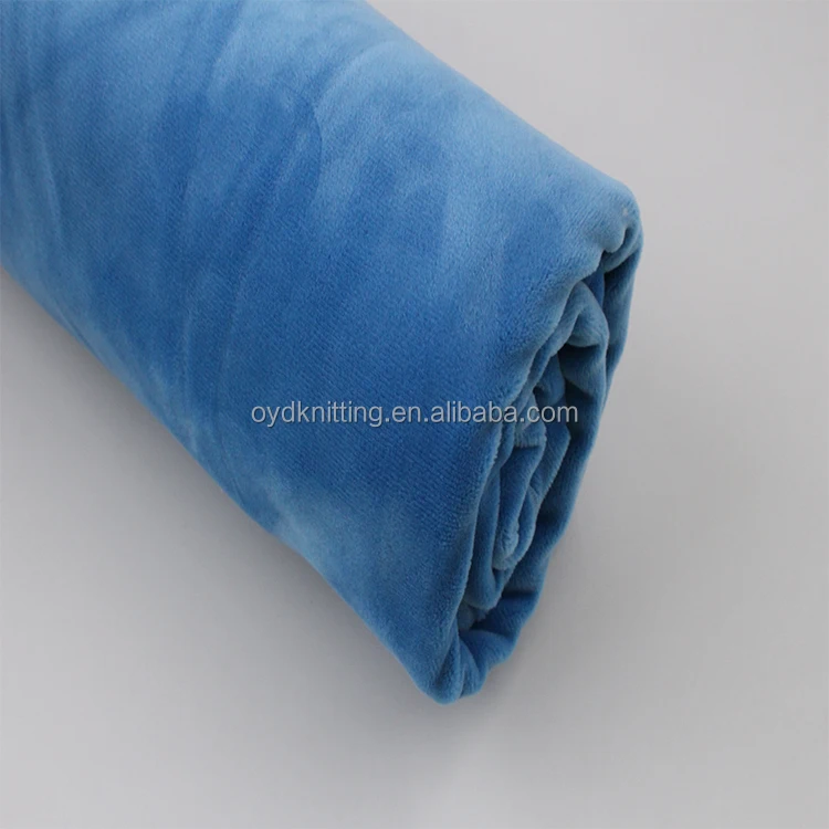 Spandex Super Soft Velvet 7% Spandex Velour Fabric For Garment