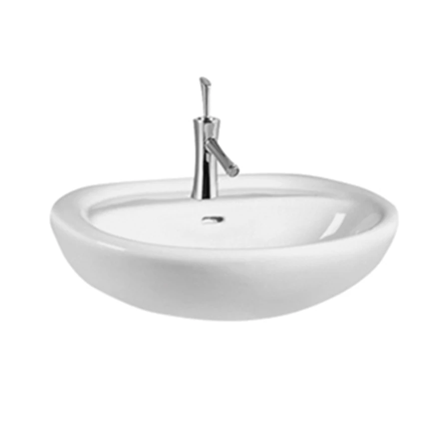 
small european bathroom design wall hung basins 