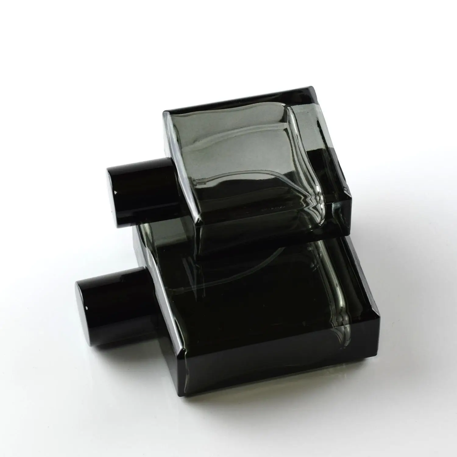 Portable Perfume Bottle Wholesale 50 ml 100 ml Perfume Bottles Empty Grey Color Glass Bottle For Perfume