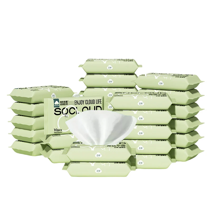 Customizable Custom Logo Wipes Natural Organic Biodegradable Single Flushable Feminine Wipes