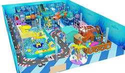 ocean indoor playground  kids role play house China children game equipment indoor playground