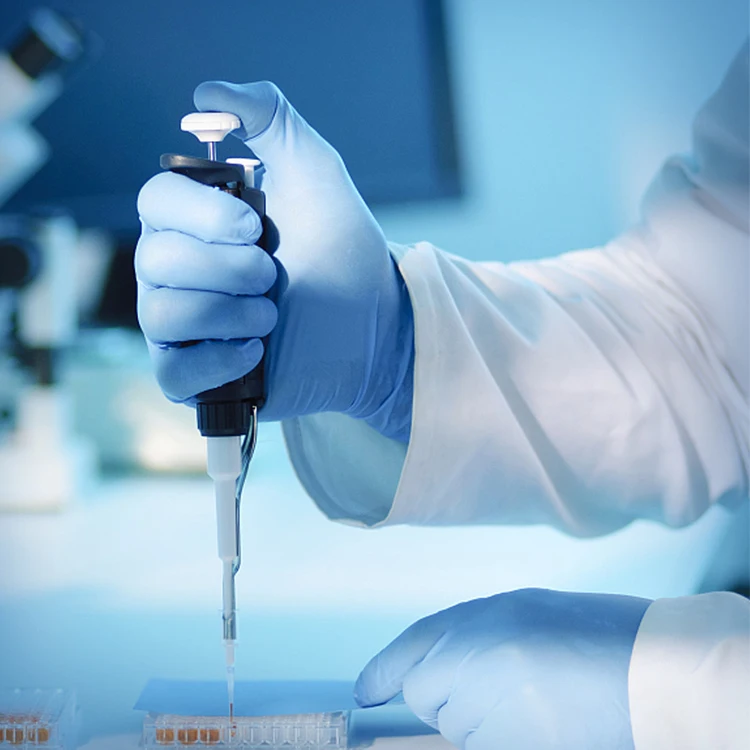 High Quality Nitrile Tattoo Gloves Beauty Salon Gloves Blue 3Mil Disposable Nitrile Gloves 100 Pcs Box Powder Free