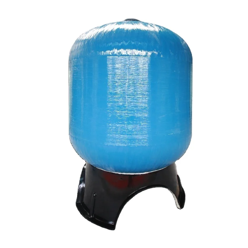 Water Tank 250 Liter Large Water Tank Water Purifier Storage Tank FRP Tripod 6' FLANGE for Top and Bottom,4' Discharge Hole