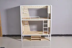 Professional manufacture modern school dormitory bed loft apartment furniture bunk bed