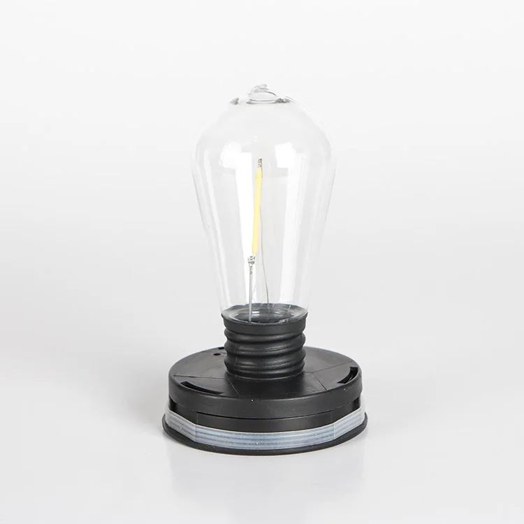 
Outdoor Glass Lamp Solar Powered Lantern Decorative Garden Light 