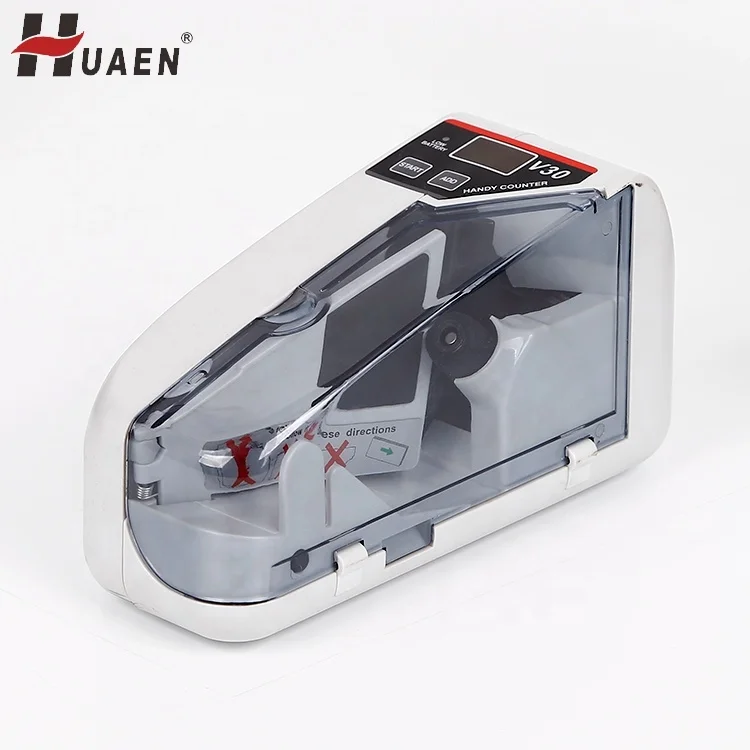 V30 Portable counting machine handy money counter mini battery money counting machine