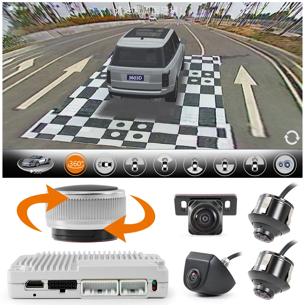 Новая система 3D pro bird view с камерой Sony 225