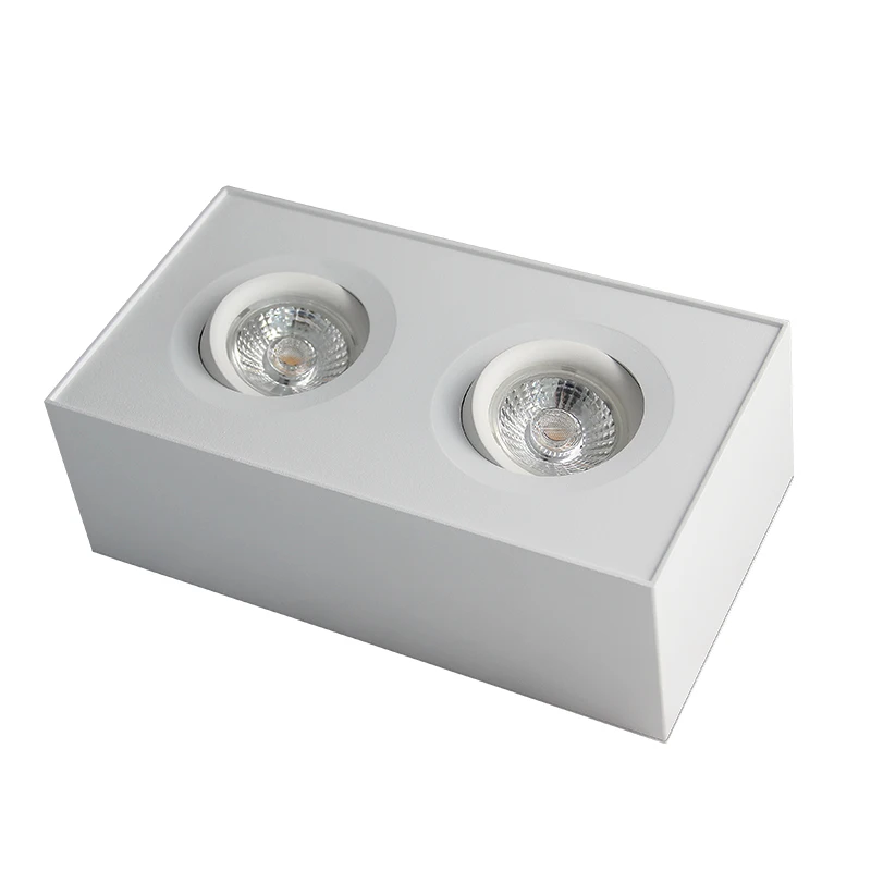 2x9w 18w Newest GYRO Surface Square Rectangle LED downlight