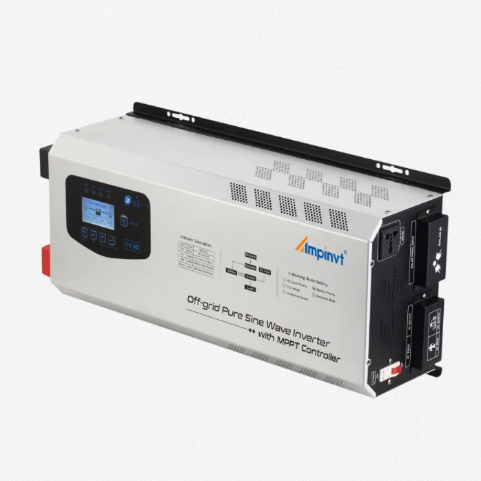 5000W 6000w 24v 48v off grid low frequency inverter hybrid solar inverter with mppt Ampinvt