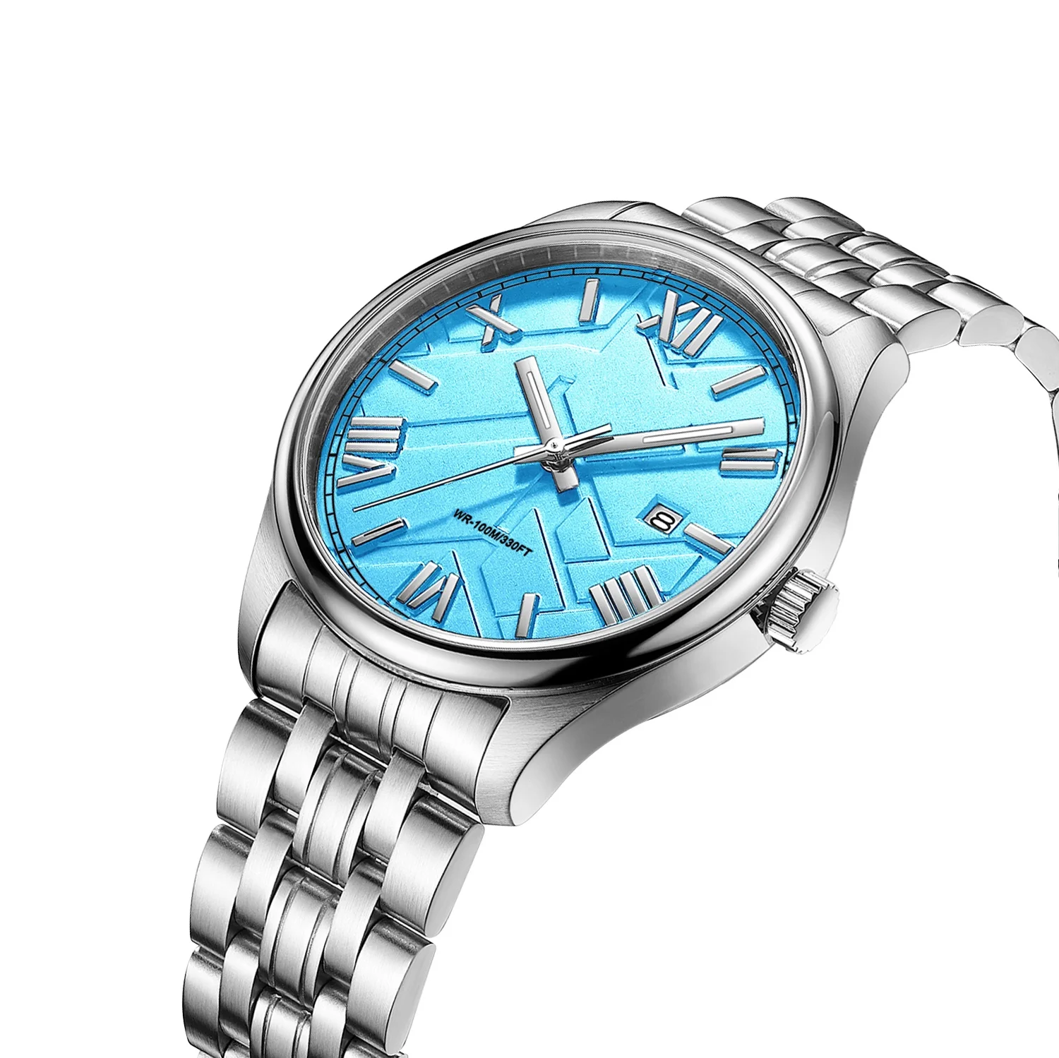 High Quality Men Reloj Stainless steel Fashion Designer Wrist Watch Classical Waterproof Private logo Customize Watch