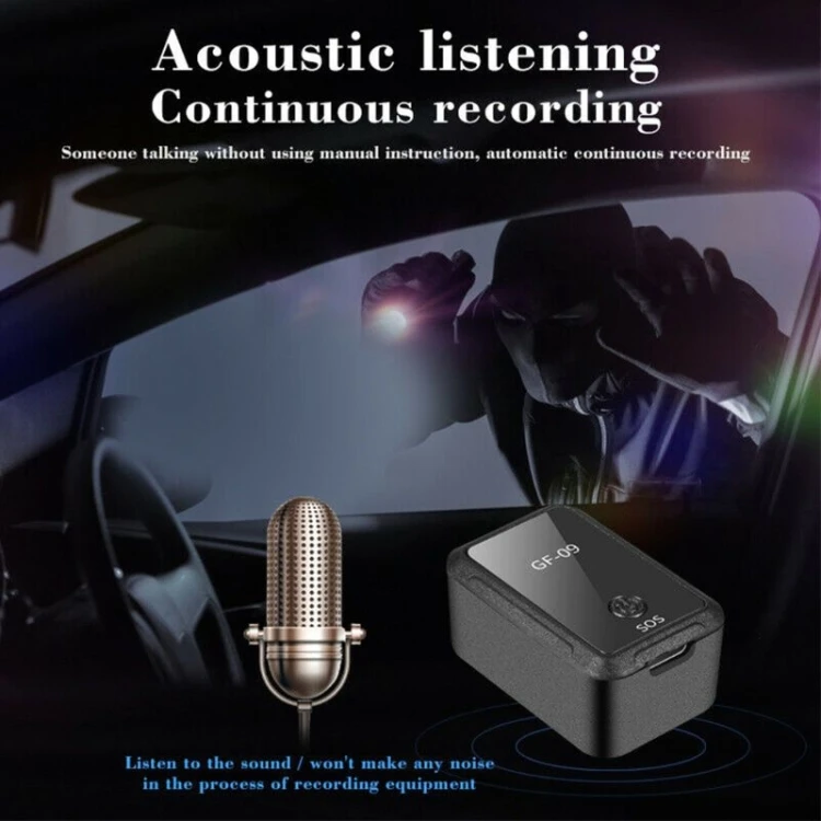 GF-09 Mini GPS Tracker Car Locator AGPS LBS WiFi Car GPS Tracker Magnet