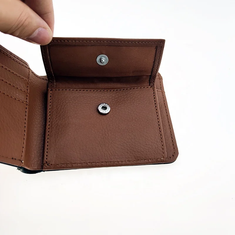 Byleading Big Capacity Logo Custom Personalized Pu Leather Multicard Slim Men Wallet