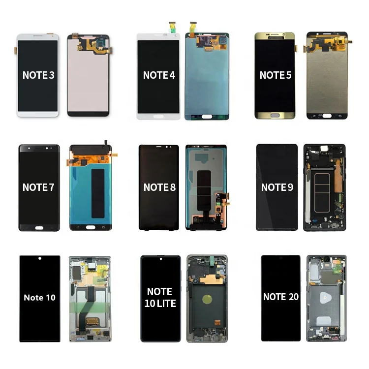 Phone screen supplier mobile parts lcd combo touch display for samsung galaxy note 20 ultra replacements
