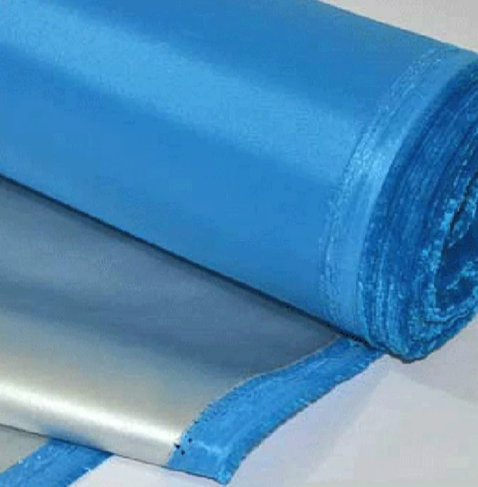 wholesale plain 100% polyester taffeta silver coated car cover fabric