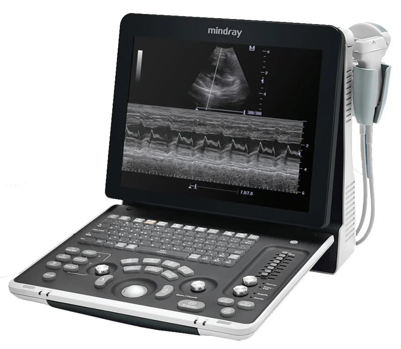 Mindray Veterinary dp20/30/50vet Z70 vet black white Ultrasonic Device PW function eco ultrasound scanner with Mic-convex probe