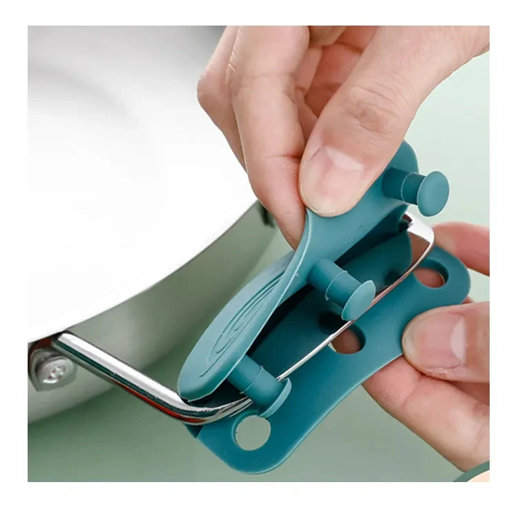 food grade Silicone Pan Handle anti-scalding silicone handle sleeve Cast iron handle heat insulating sleeve Universal