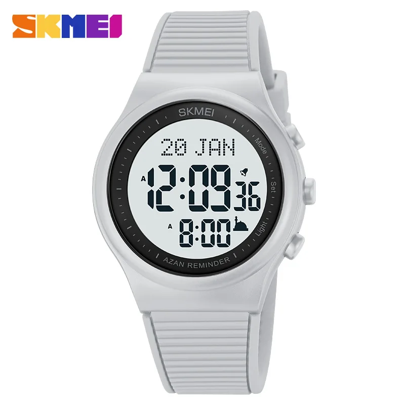 Skmei 1981 high quality new sport watches for men digital waterproof custom muslim azan silicone watch