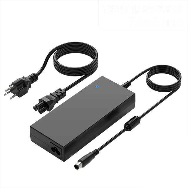 
Великобритании ЕС AU штепсельная вилка американского стандарта 19,5 V 6.67A коннектор питания постоянного тока 7,4*5,0 мм 90 Вт 120 Вт ноутбук адаптер переменного тока для Dell 