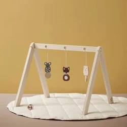 Wholesale Organic Cotton Bamboo Thicker Filling Round Square Large Baby Play Mat Baby Lounger Quilted  Blanket