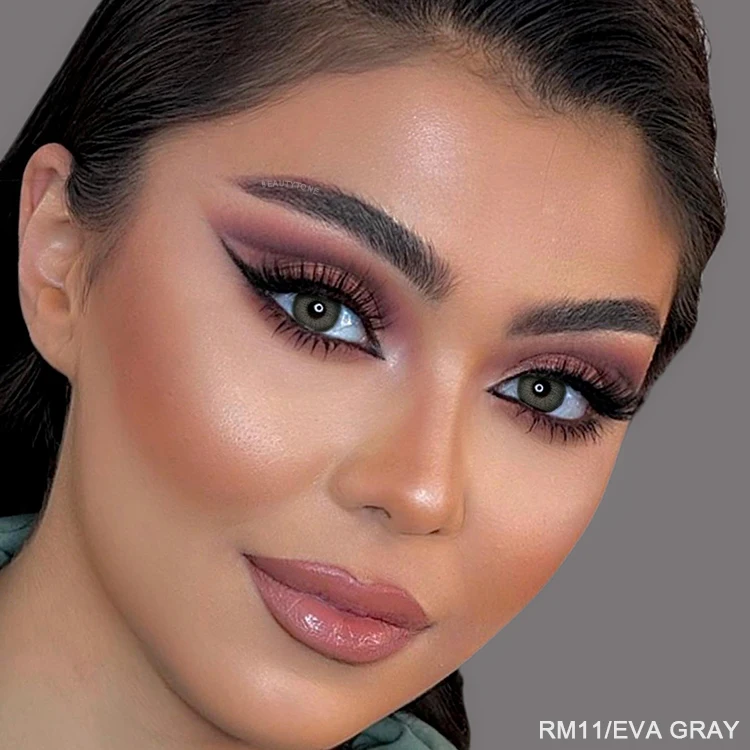 Романтика цветных теней для век под контактные линзы 12 видов цветов оптовая цена красоты упаковка цветные контактные линзы