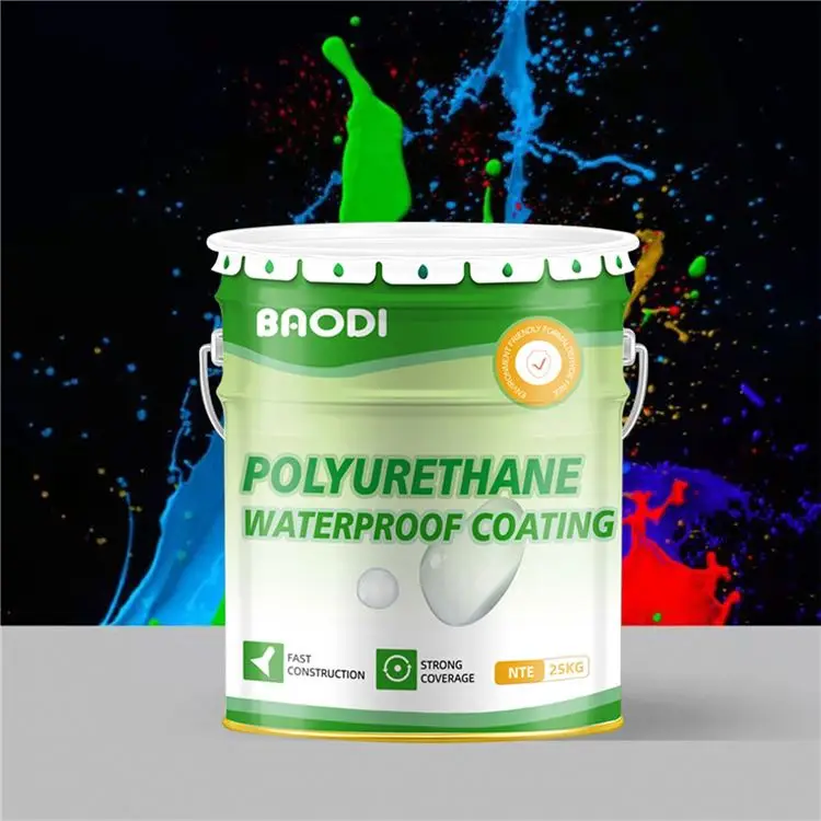 Polyurethane water based Liquid rubber waterproof coating for Roof waterproof membrane price