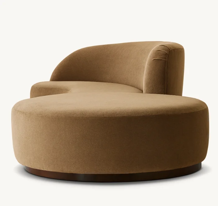 New Design Indoor Luxury Sofa Living Room Furniture Upholstered Wooden Plinth Base Long Couches Sofas