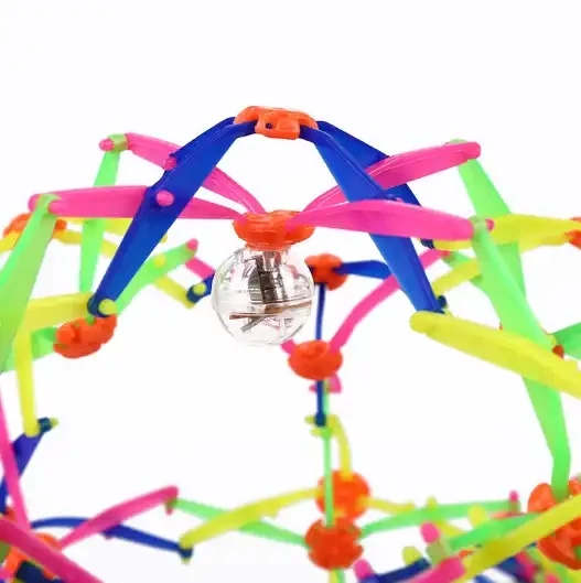 RTS Novelty Toy Hand Catch Breathing Flower Balls Kids Intelligent Toys Stress Relief Expandable Ball