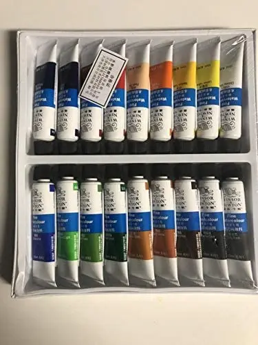Winsor Newton Fine Watercolor Paint Set  for Artists Students Beginners 18colors of a Set