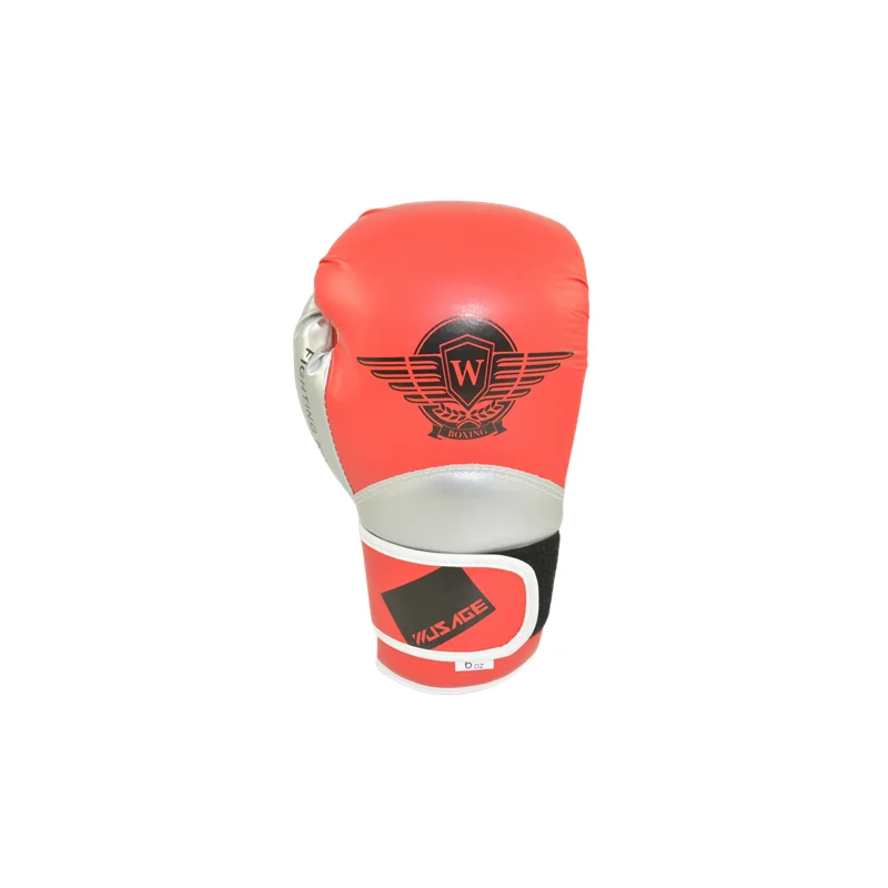 Boxing gloves factory wholesale custom adult child PU Leather Kick-boxing  training protective glove things for boxing