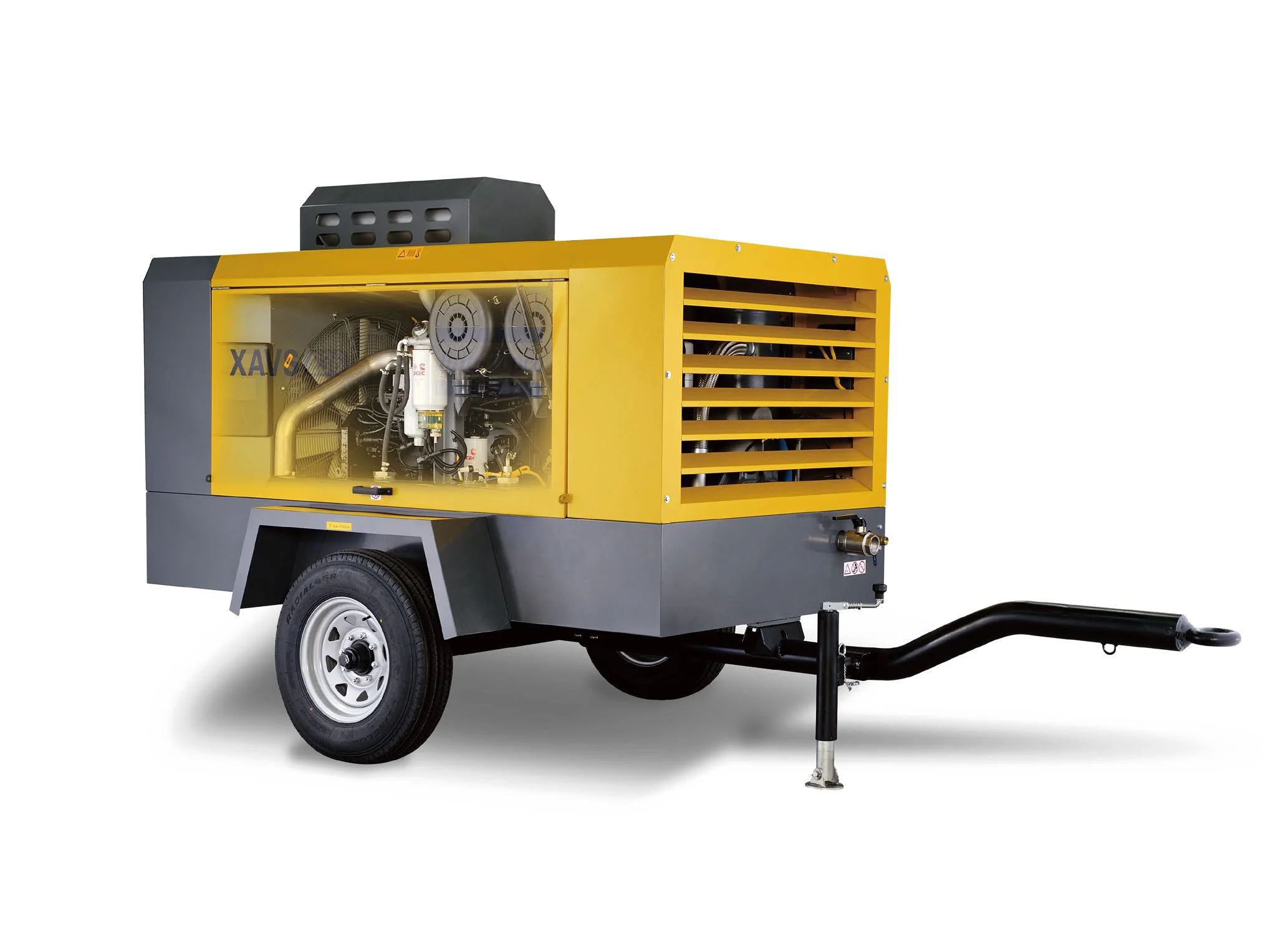 185 - 385 cfm 10m3 / min screw  portable engine diesel air compressor