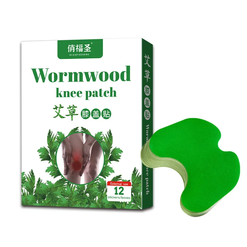 Factory Lumbar 12pcs plaster wormwood self heating pain patch