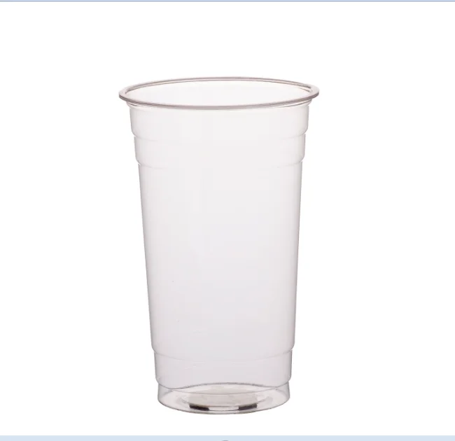 
Biodegradable Corn Starch Made Plastic Cup R20-96 PET for Baverage Packaging Takeaway Cup 