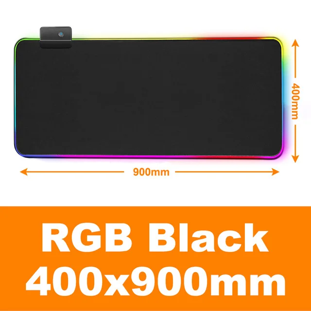  Игровой коврик для мыши RGB с пользовательским принтом большой размер XXL нескользящий базовый аниме клавиатурой 800*300