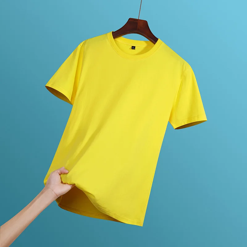 Оптовая продажа OEM ODM camiseta blanca печать на заказ футболка 100% хлопок оверсайз ложный воротник короткий рукав Мужская футболка
