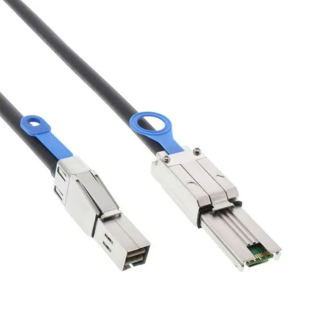 6.6FT Внешний HD Mini SAS SFF-8644 к SFF-8088 кабелю 2 м/черный