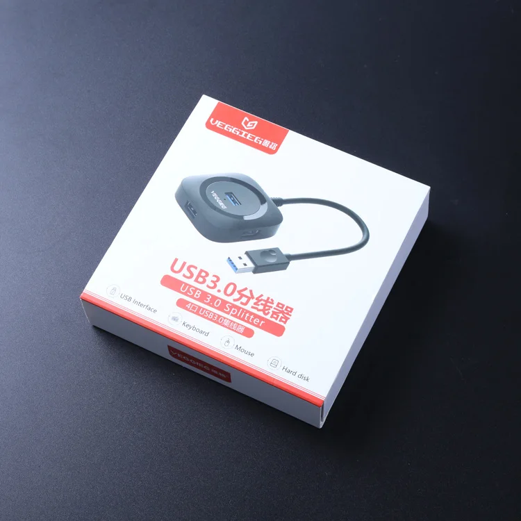 Usb3.0 концентратор 4 в 1 по заводской цене многофункциональный высокоскоростной компьютер с портами Usb-разветвитель для расширения на