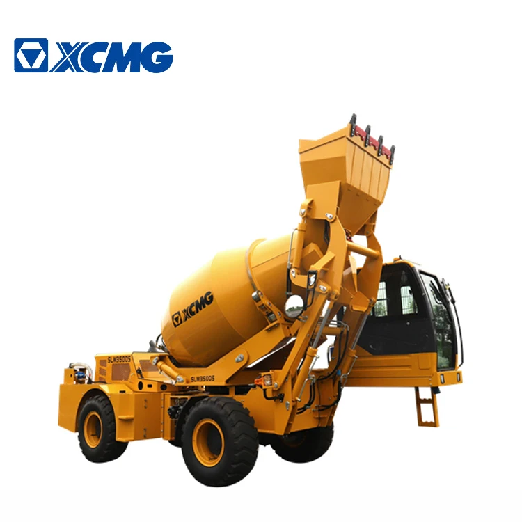 XCMG Official SLM3500 Custom Made High Efficiency 3.5 m3 Self loading Concrete Mixer Truck