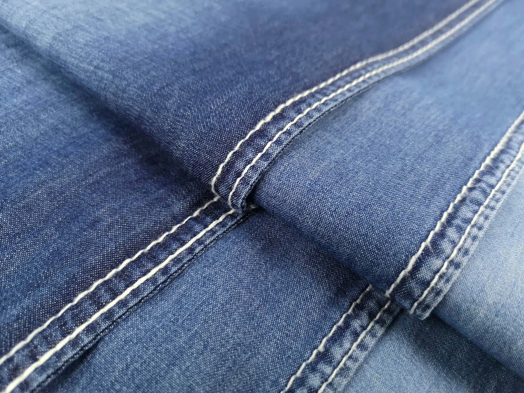 701 Gold supplier hot sale light weight 100% cotton denim fabric for shirt