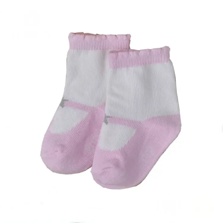 Fashion Christmas Novelty Cartoon Tube Sock,Wholesale Knitted Winter Lace Boot Organic Cotton Baby Sock