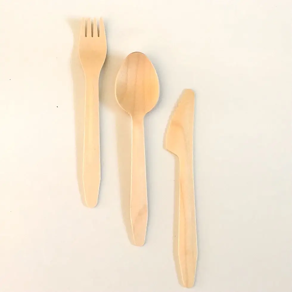 
Good quality disposable tableware biodegradable wooden cutlery wood cutlery eco-friendly 