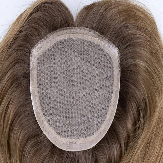 Best quality silk top base natural hairline women wig