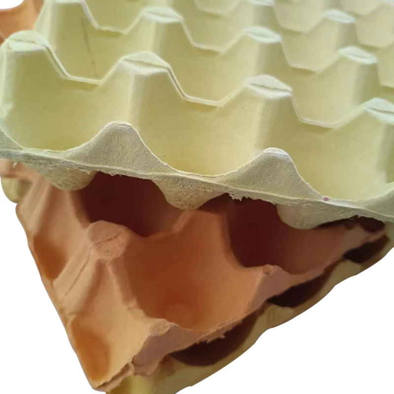 Paper pulp egg tray high-quality supply manufacturer supermarket yellow 30 egg paper tray moisture-proof egg tray wholesale2