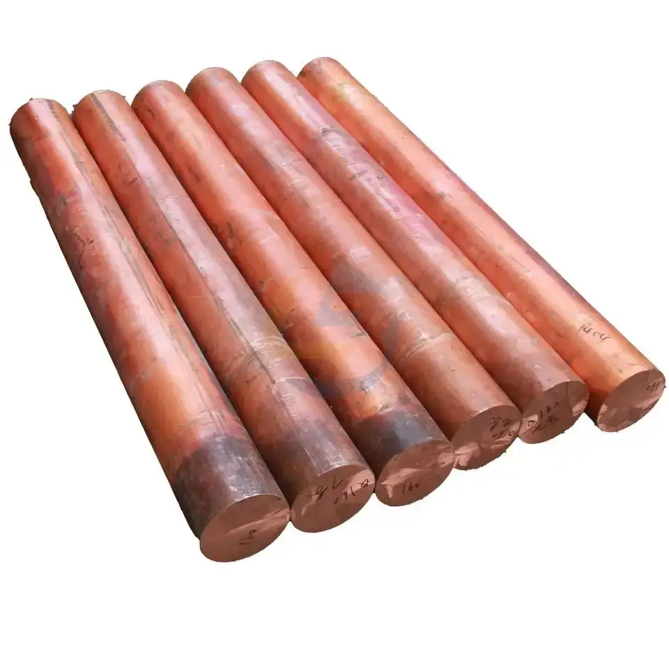 Top Quality C1011 C1020 C1100 Copper Rod 99.9 Pure Copper T2 Copper Bus Bar