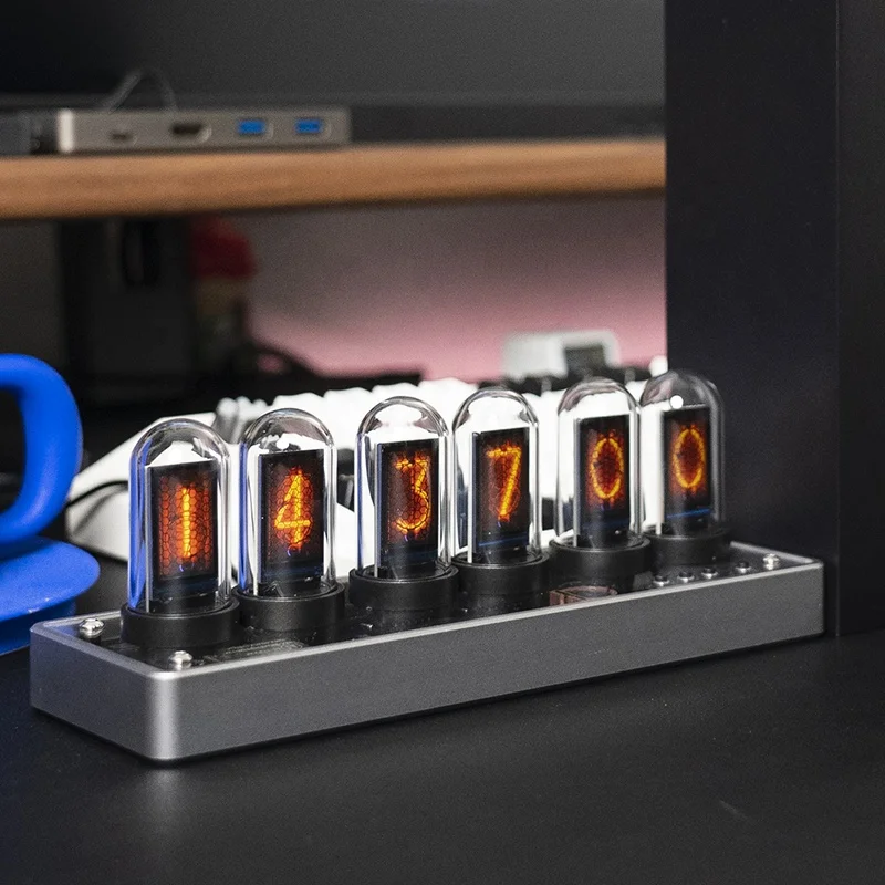 Новинка 2022 г. стильные креативные цветные настольные часы с USB и цветным IPS экраном цифровой будильник