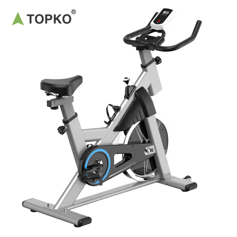 TOPKO Hot Selling Indoor/commerical spinning bike Steel Household ultra quiet fitness equipment sports exercise bike